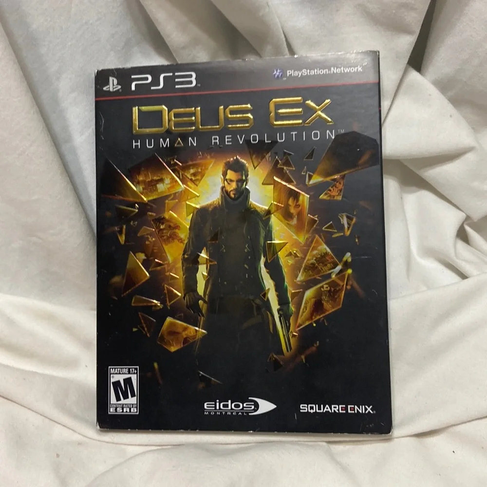 PS3 DEIS EX Human Revolution disc w/manual